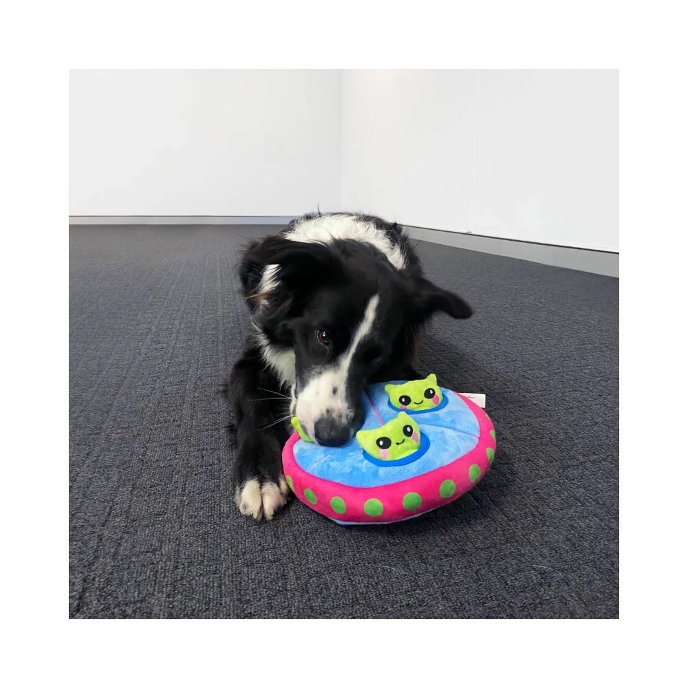 Prestige HugSmart Puzzle Hunter Space Paws Alien Dog Toy - Image 4