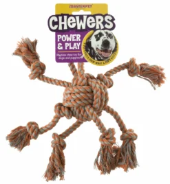 Masterpet Chewers Power & Play Dog Toy Rope Octopus