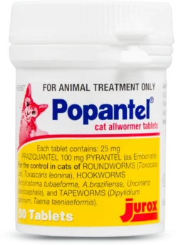 Popantel Cat 11lbs 50 Tablets