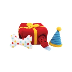 Prestige ZippyPaws Zippy Burrow Present Box Dog Toy