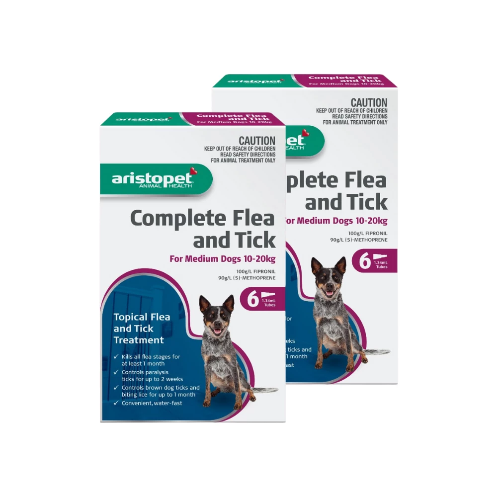 Aristopet Complete Flea & Tick Spot On Dog Medium 10-20kg Purple - Image 3