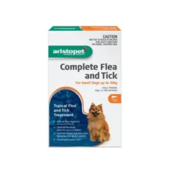 Aristopet Complete Flea & Tick Spot On Dog Small Up To 10kg Orange