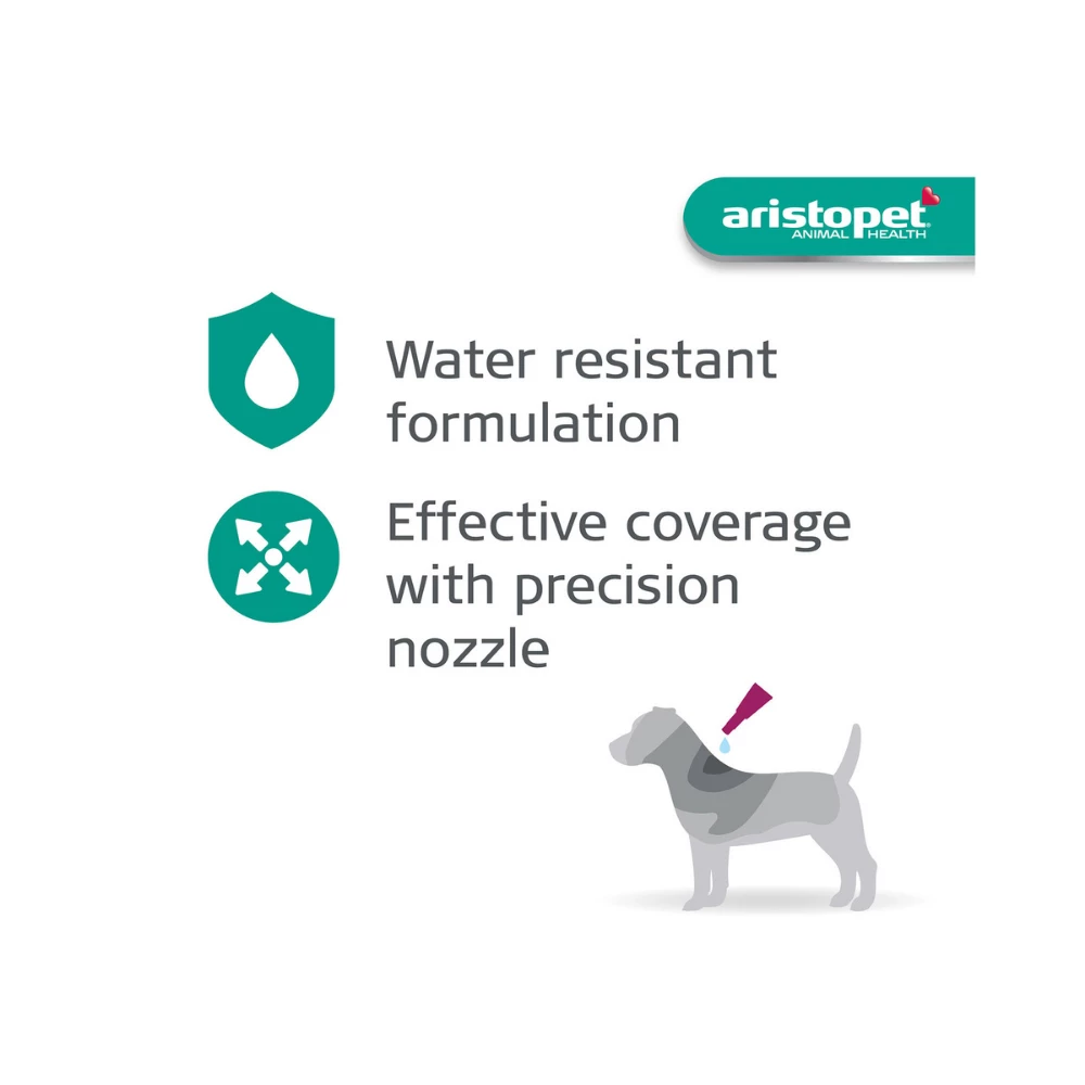 Aristopet Flea Heartworm & Worms Spot On Dog Over 25kg Red - Image 9