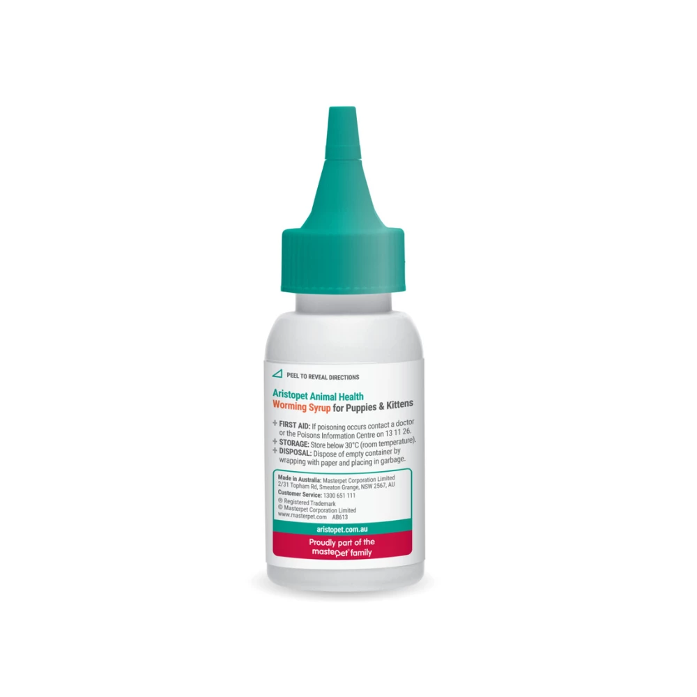 Aristopet Worming Syrup Puppies & Kittens 50ml - Image 2