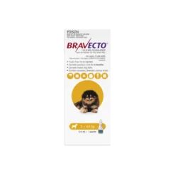 Bravecto Spot On Dog Very Small 4.4 - 9.9lbs Yellow 1 Pack