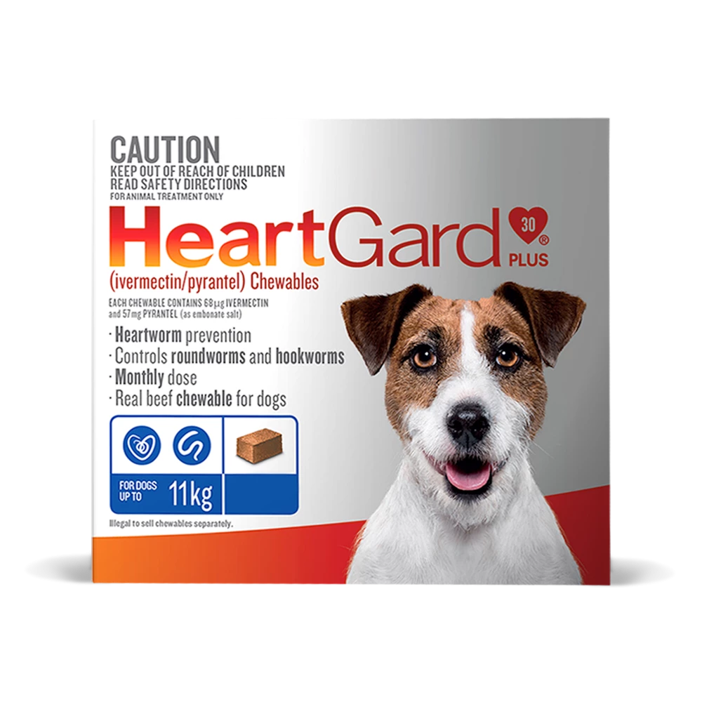 HeartGard Plus Dog Small Up To 25lbs Blue