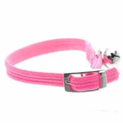 Nylon Stretch Cat Collar Pink