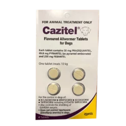 Cazitel Dog 22lbs Purple 4 Pack