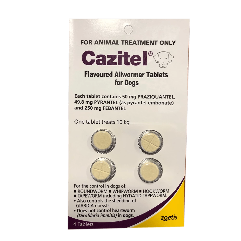 Cazitel Dog 22lbs Purple 4 Pack