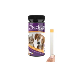 CheckUp Dog & Cat Urine Testing Strips For UTI Detection 50 Pack