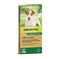 Drontal Allwormer Dog & Puppy Up To 6lbs Tablets