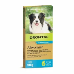 Drontal Allwormer Dog Medium 22lbs Tablets