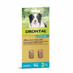 Drontal Allwormer Dog Medium 22lbs Chews