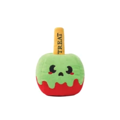 Prestige HugSmart Fuzzy Friendz Howloween Night Candy Apple Dog Toy
