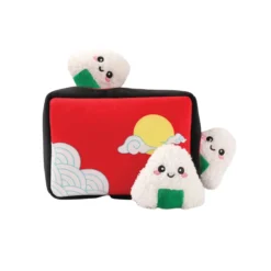 Prestige HugSmart Puzzle Hunter Foodie Japan Bento Box Squeaker Dog Toy
