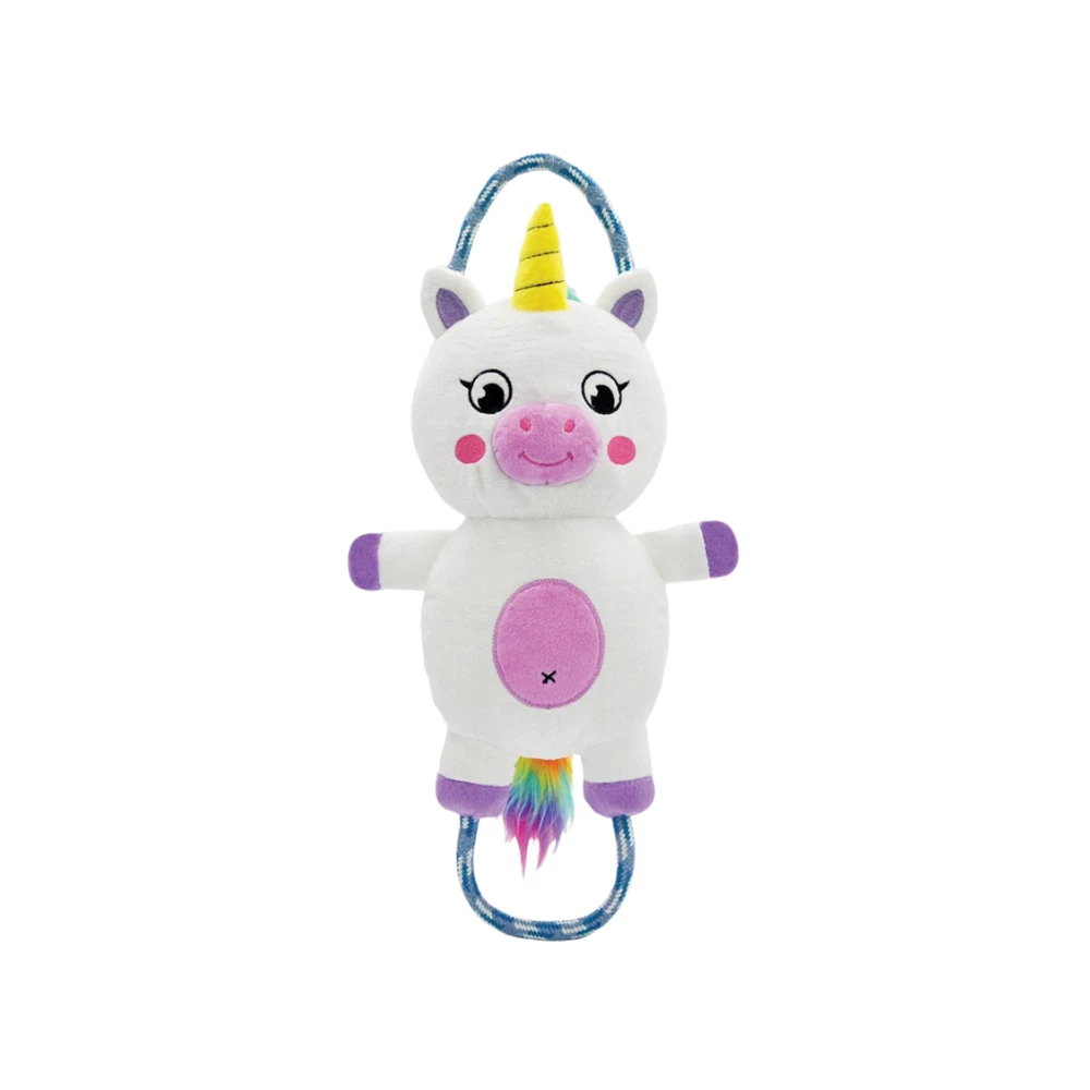 Prestige HugSmart Rope Funz Fairytale Story Unicorn Dog Toy