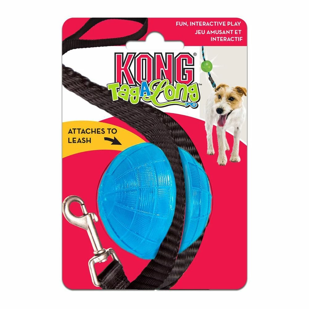 KONG TagALong Ball Dog Toy