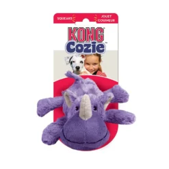 KONG Cozie Rosie Rhino Dog Toy