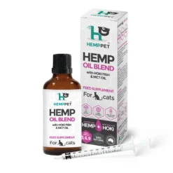 HempPet Cat Oil Blend With Hoki Fish And MCT Oil 100ml