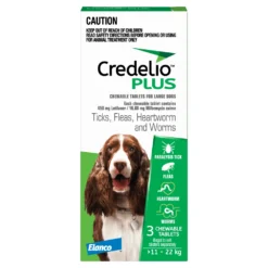Credelio Plus Dog Large 24.1 - 48lbs Green