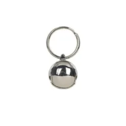Cat Bell - Brass Bell Silver 14mm Single