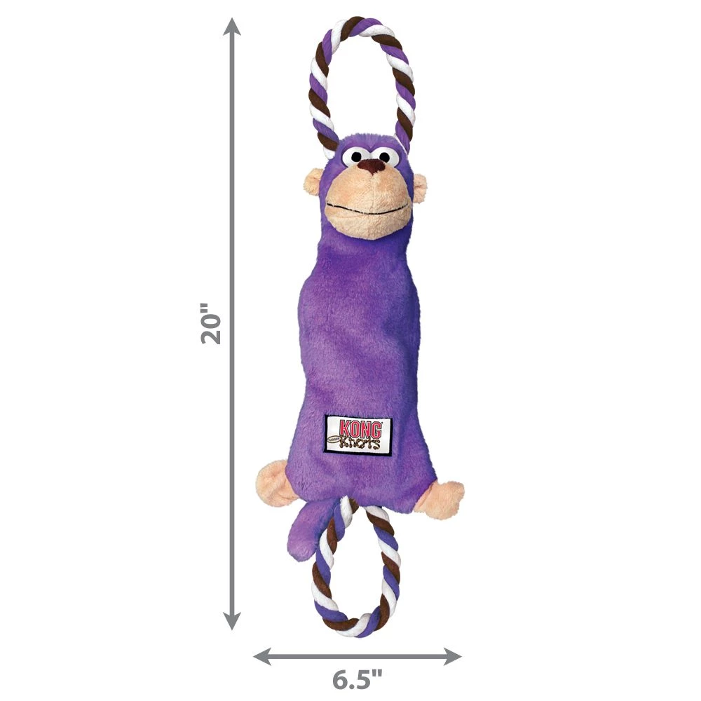 KONG Tugger Knots Monkey Dog Toy Medium/Large - Image 3