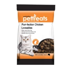 Purr-Fection Chicken Loveables Cat Treats 80g