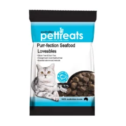 Purr-Fection Seafood Loveables Cat Treats 80g