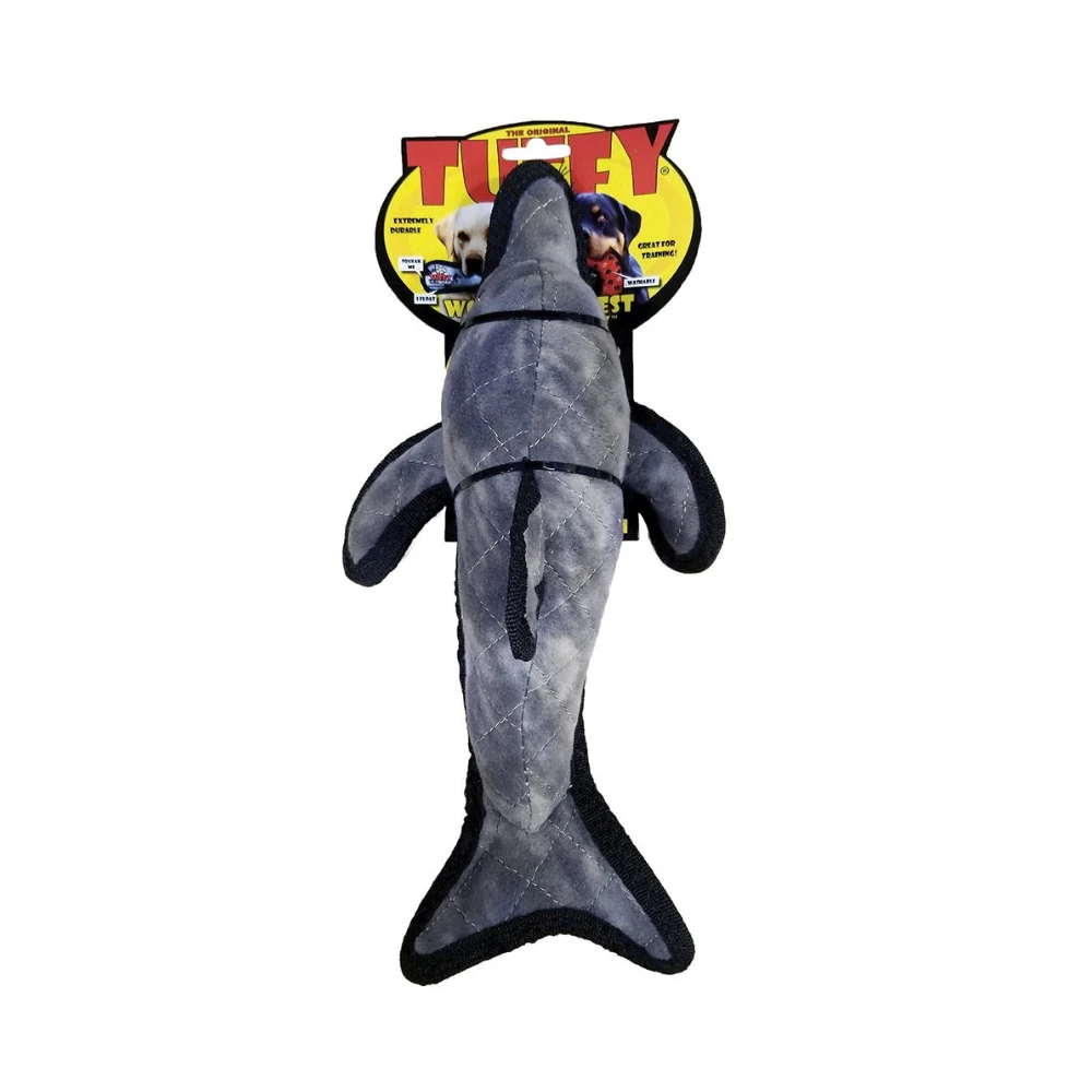 Prestige Tuffy Sea Creatures Dolphin Dog Toy - Image 4