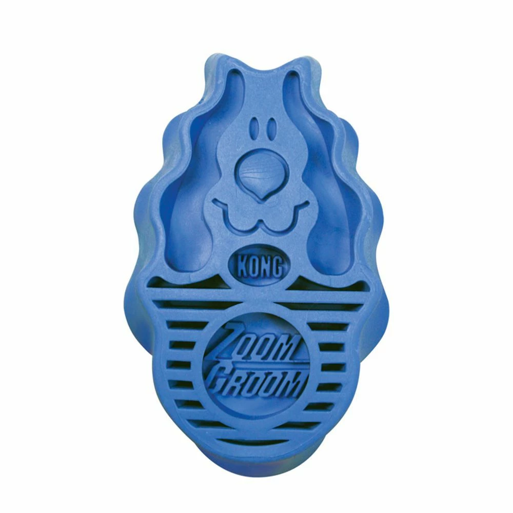 KONG ZoomGroom Boysenberry Dog Brush - Image 2