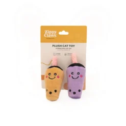 Prestige ZippyClaws NomNomz Milk Tea & Taro Cat Toy