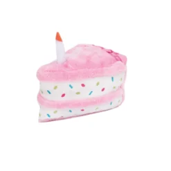 Prestige ZippyPaws NomNomz Birthday Cake Pink Dog Toy