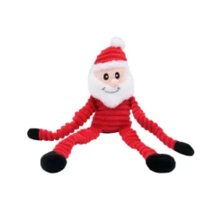 Prestige ZippyPaws Christmas Crinkle Santa Small Dog Toy