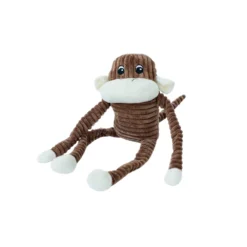 Prestige ZippyPaws Spencer The Crinkle Monkey Dog Toy